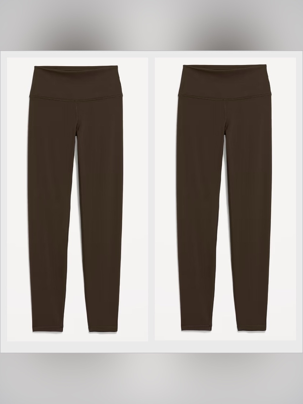 TALL Bundle of TWO (2) High-Waisted StudioSmooth Full-Length Leggings M Tall